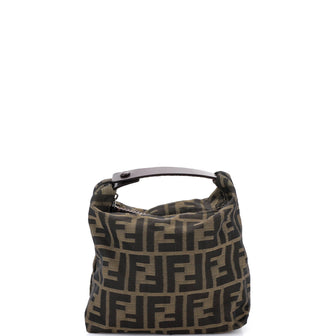 Fendi Vintage Belted Pochette Zucca Canvas Mini