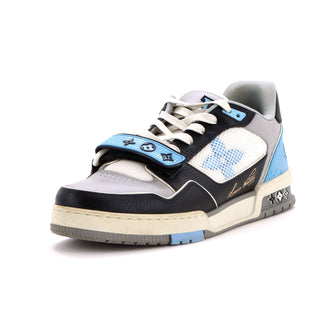 Louis Vuitton Men's LV Trainer Velcro Sneakers Leather and Mesh