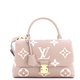 Louis Vuitton Madeleine Handbag Bicolor Monogram Empreinte Giant MM