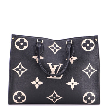 Louis Vuitton OnTheGo Tote Bicolor Monogram Empreinte Giant MM