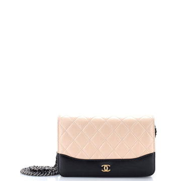 Chanel Gabrielle Wallet on Chain Quilted Aged Calfskin