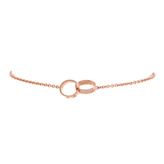 Cartier Love Interlocking Bracelet 18K Rose Gold