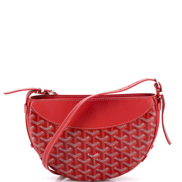 Goyard Hirondelle Shoulder Bag Coated Canvas and Leather
