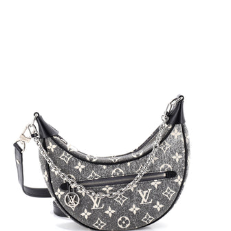Louis Vuitton Loop Handbag Monogram Jacquard Denim