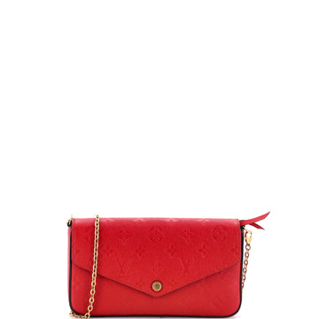 Louis Vuitton Felicie Pochette Monogram Empreinte Leather