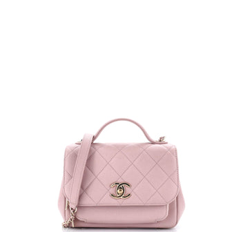 Chanel Business Affinity Flap Bag Quilted Caviar Mini
