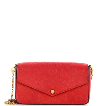 Louis Vuitton Felicie Pochette Monogram Empreinte Leather