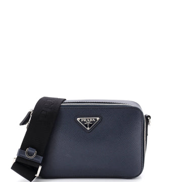 Prada Brique Camera Crossbody Bag Saffiano Leather Mini