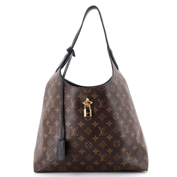 Louis Vuitton Flower Hobo Monogram Canvas with Leather
