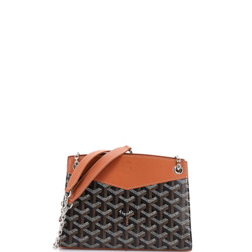 Goyard Structured Rouette Chain Shoulder Bag Coated Canvas Mini