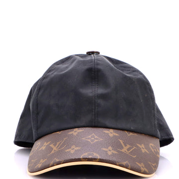 Louis Vuitton Cap Ou Pas Baseball Cap Monogram Silk and Polyester with Monogram Canvas