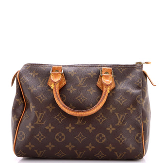 Louis Vuitton Speedy Handbag Monogram Canvas 25