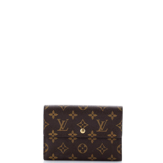 Louis Vuitton Porte Tresor Etui Papiers Wallet Monogram Canvas
