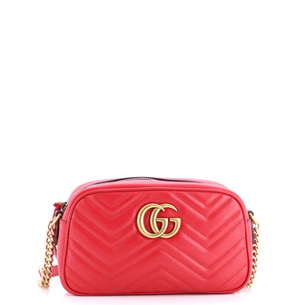 Gucci GG Marmont Shoulder Bag Matelasse Leather Small