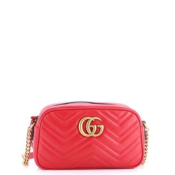 Gucci GG Marmont Shoulder Bag Matelasse Leather Small