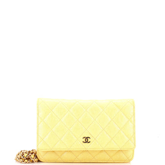 Chanel Wallet on Chain Quilted Caviar