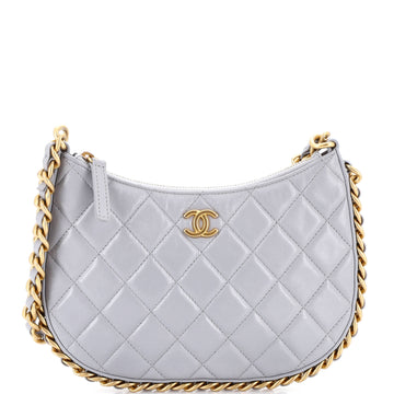 Chanel CC Chain Around Hobo Quilted Lambskin