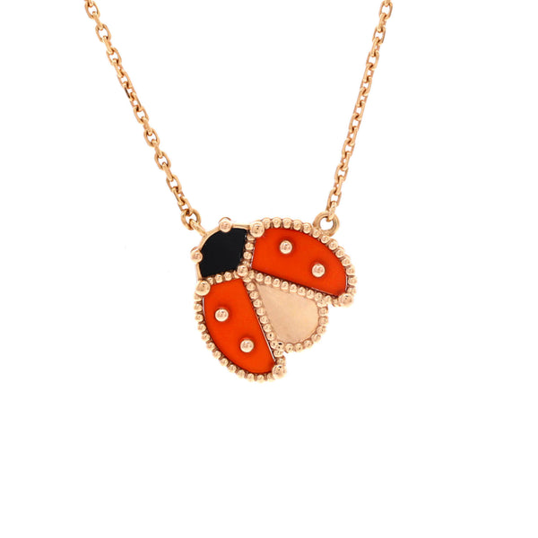 Van Cleef & Arpels Lucky Spring Open Wings Ladybug Pendant