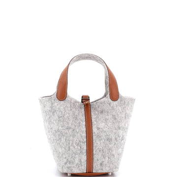 Hermes Picotin Lock Bag Felt with Leather PM
