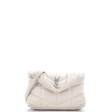 Saint Laurent Loulou Puffer Shoulder Bag Quilted Leather Mini