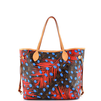 Louis Vuitton Neverfull NM Tote Limited Edition Monogram Jungle Dots MM