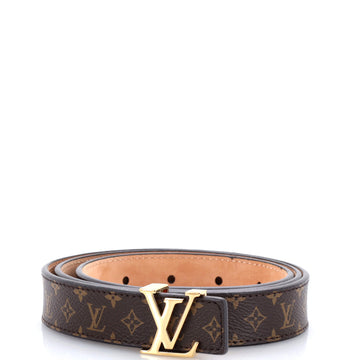 Louis Vuitton LV Initiales Belt Monogram Canvas Thin