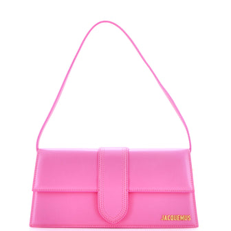 Jacquemus Le Bambino Flap Shoulder Bag Leather Long