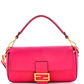 Fendi Selleria Baguette NM Bag Leather Medium