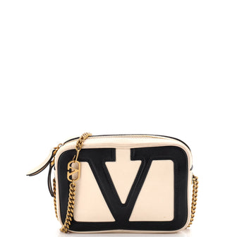 Valentino Garavani Viva Superstar Chain Belt Bag Leather