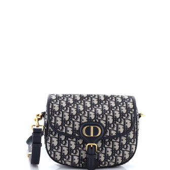 Christian Dior Bobby Flap Bag Oblique Canvas Medium