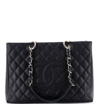 Chanel Grand Shopping Tote Quilted Caviar