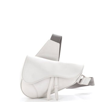 Christian Dior Saddle Crossbody Bag Leather