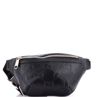 Gucci Belt Bag GG Embossed Perforated Leather Small