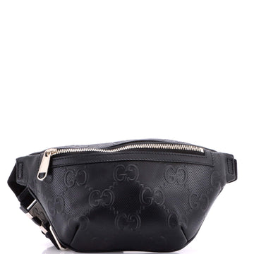 Gucci Belt Bag GG Embossed Perforated Leather Small
