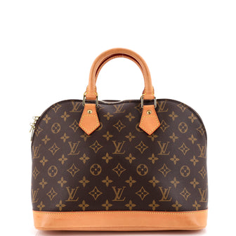 Louis Vuitton Vintage Alma Handbag Monogram Canvas PM