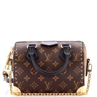 Louis Vuitton Speedy Trunk Bag Reverse Monogram Canvas 20