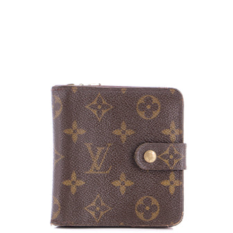 Compact Zippe Wallet Monogram Canvas