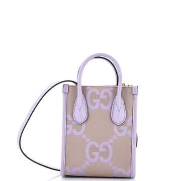 Gucci Vertical Tote Jumbo GG Canvas Mini
