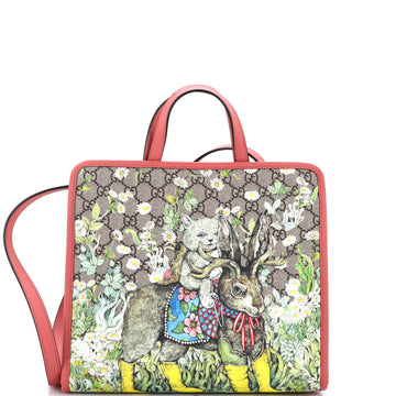 Gucci x Yuko Higuchi Rabbit Kid's Tote Printed GG Coated Canvas