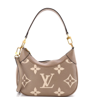 Louis Vuitton Bagatelle NM Handbag Bicolor Monogram Empreinte Giant