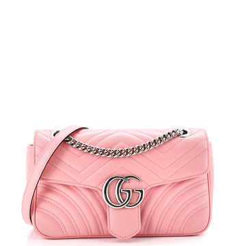 Gucci GG Marmont Flap Bag Matelasse Leather Small