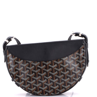 Goyard Hirondelle Shoulder Bag Coated Canvas and Leather