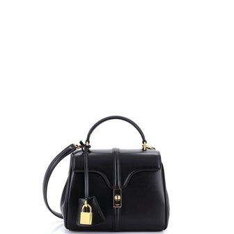 Celine 16 Top Handle Bag Smooth Calfskin Mini
