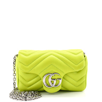 Gucci GG Marmont Flap Bag Matelasse Leather Super Mini