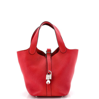 Hermes Picotin Lock Bag Clemence PM