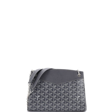 Goyard Structured Rouette Chain Shoulder Bag Coated Canvas PM