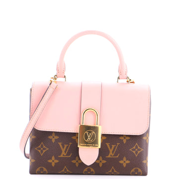Louis Vuitton Locky Handbag Monogram Canvas with Leather BB