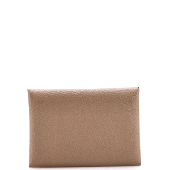 Hermes Calvi Duo Card Holder Chevre Mysore