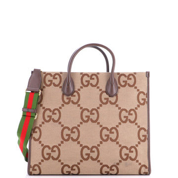 Gucci Convertible Tote Jumbo GG Canvas Large