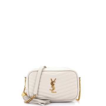 Saint Laurent Lou Camera Bag Matelasse Chevron Leather Mini